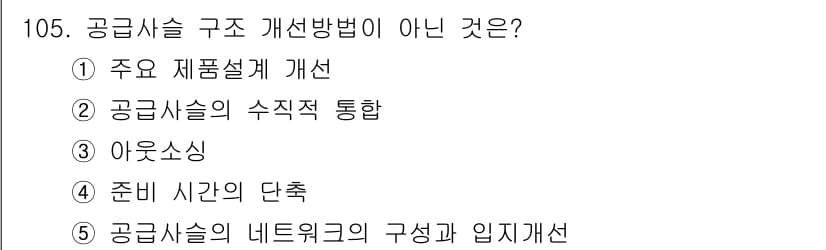 가맹거래사 2018년 105번 - 정답과 핵심 포인트를 검수 중인 기출문제