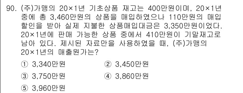 가맹거래사 2018년 90번 - 정답과 핵심 포인트를 검수 중인 기출문제
