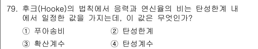 금속재료기사 2020년 79번 - 정답과 핵심 포인트를 검수 중인 기출문제
