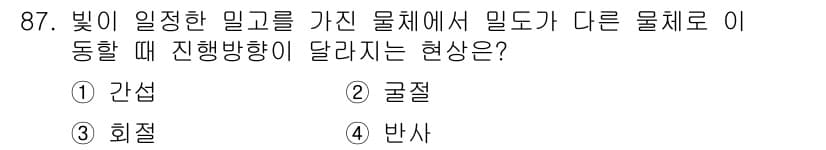 시각디자인기사 2020년 87번 - 정답과 핵심 포인트를 검수 중인 기출문제
