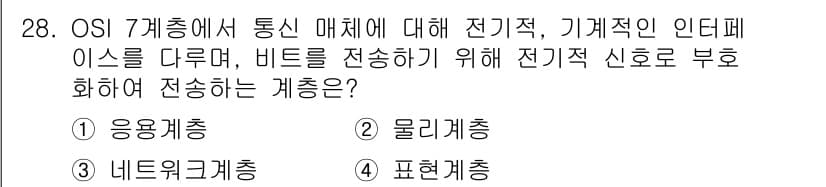 컴퓨터시스템기사(A형) 2020년 28번 - 정답과 핵심 포인트를 검수 중인 기출문제