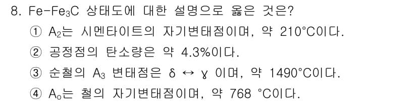 침투비파괴검사기사(구) 2020년 8번 - 정답과 핵심 포인트를 검수 중인 기출문제