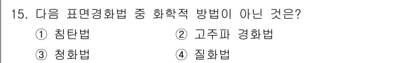 건설기계설비산업기사 2020년 15번 - 정답과 핵심 포인트를 검수 중인 기출문제