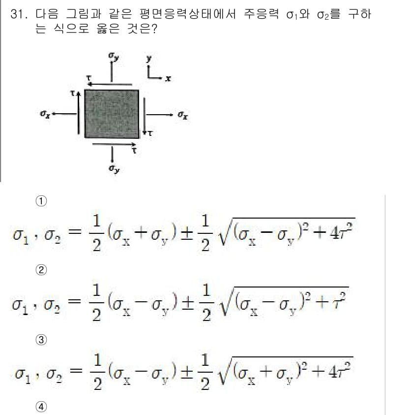건설기계설비산업기사 2020년 31번 - 정답과 핵심 포인트를 검수 중인 기출문제