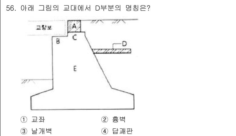 건설재료시험산업기사 2020년 56번 - 정답과 핵심 포인트를 검수 중인 기출문제