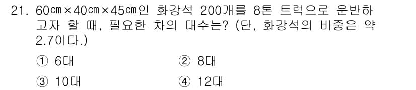 건축산업기사 2020년 21번 - 정답과 핵심 포인트를 검수 중인 기출문제