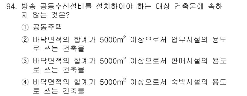 건축산업기사 2020년 94번 - 정답과 핵심 포인트를 검수 중인 기출문제