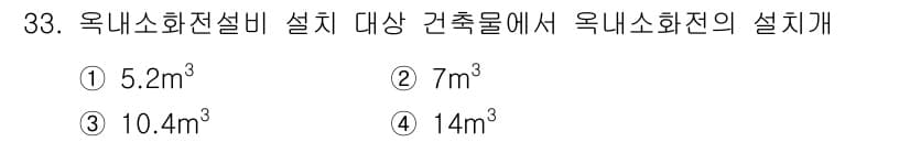 건축설비산업기사 2020년 33번 - 정답과 핵심 포인트를 검수 중인 기출문제