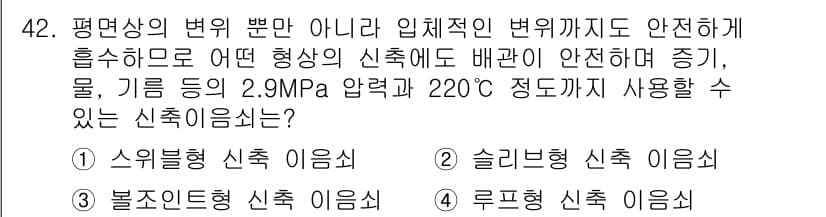 공조냉동기계산업기사 2020년 42번 - 정답과 핵심 포인트를 검수 중인 기출문제