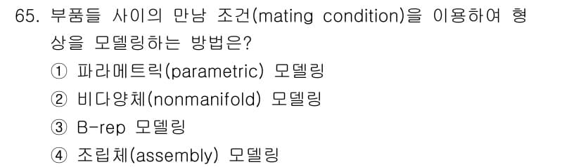 기계설계산업기사 2020년 67번 - 정답과 핵심 포인트를 검수 중인 기출문제