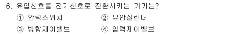 설비보전산업기사 2020년 6번 - 정답과 핵심 포인트를 검수 중인 기출문제