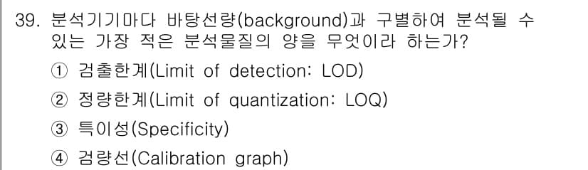 산업위생관리산업기사 2020년 39번 - 정답과 핵심 포인트를 검수 중인 기출문제
