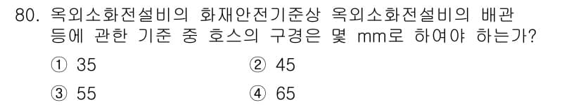 소방설비산업기사(기계) 2020년 81번 - 먼저 문제의 핵심 조건과 판단 기준을 차례대로 정리해야 합니다. 제시된 ... 에 관한 핵심 기출문제