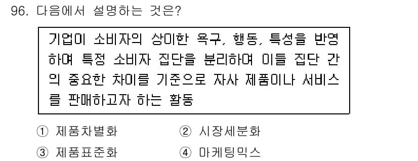 소비자전문상담사_2급 2020년 96번 - 정답과 핵심 포인트를 검수 중인 기출문제