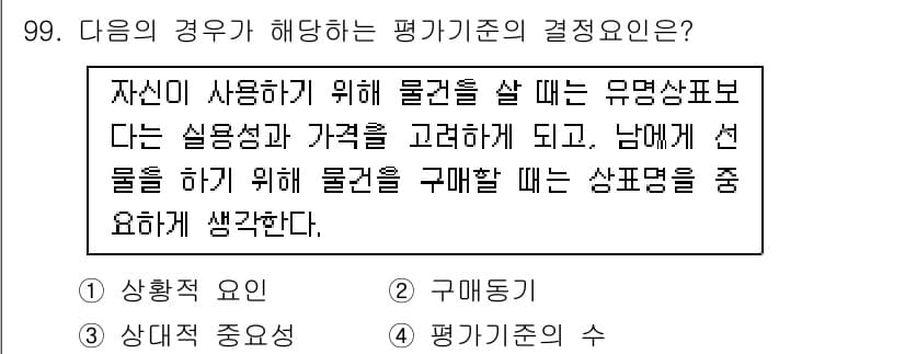 소비자전문상담사_2급 2020년 99번 - 정답과 핵심 포인트를 검수 중인 기출문제