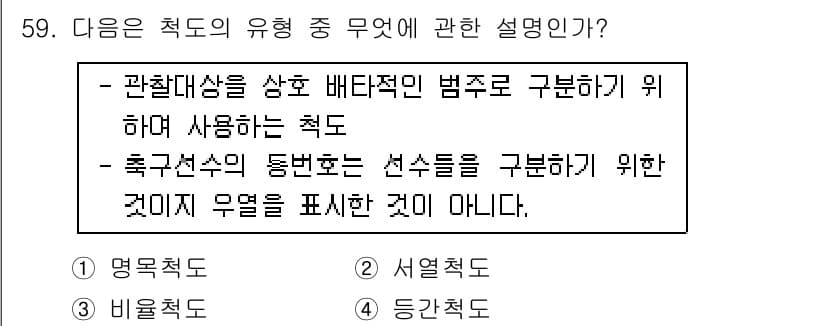 스포츠경영관리사 2020년 59번 - 정답과 핵심 포인트를 검수 중인 기출문제