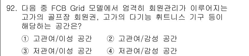 스포츠경영관리사 2020년 92번 - 정답과 핵심 포인트를 검수 중인 기출문제