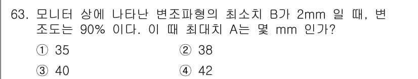 전자산업기사 2020년 63번 - 정답과 핵심 포인트를 검수 중인 기출문제