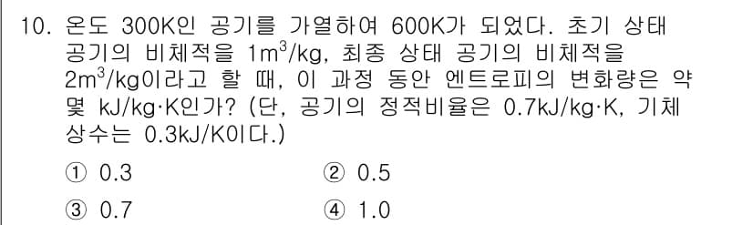 에너지관리산업기사 2020년 11번 - 정답과 핵심 포인트를 검수 중인 기출문제
