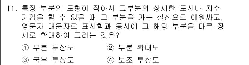 용접산업기사 2020년 11번 - 주어진 문제에서는 특정 부분의 도형이 작아 그 정보를 명확히 제시할 수 ... 에 관한 핵심 기출문제