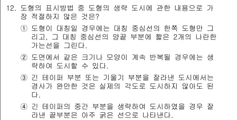 용접산업기사 2020년 12번 - 정답과 핵심 포인트를 검수 중인 기출문제