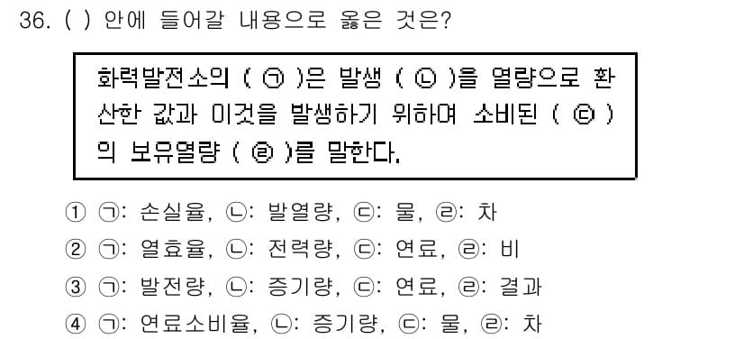 전기산업기사 2020년 36번 - 정답과 핵심 포인트를 검수 중인 기출문제