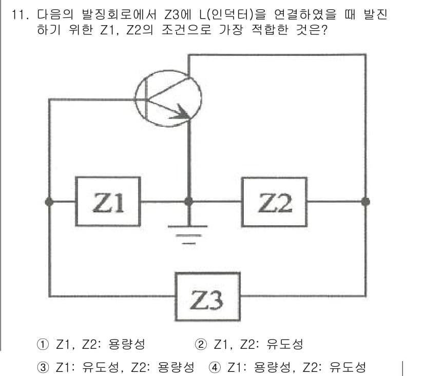 철도신호산업기사 2020년 11번 - 정답과 핵심 포인트를 검수 중인 기출문제