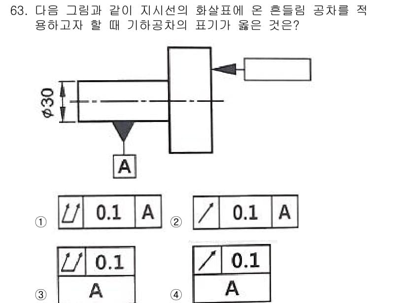 컴퓨터응용가공산업기사 2020년 63번 - 정답과 핵심 포인트를 검수 중인 기출문제