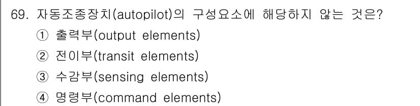 항공산업기사 2020년 69번 - 정답과 핵심 포인트를 검수 중인 기출문제