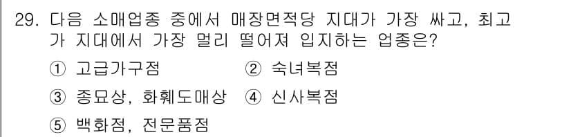 유통관리사_2급 2019년 29번 - 정답과 핵심 포인트를 검수 중인 기출문제