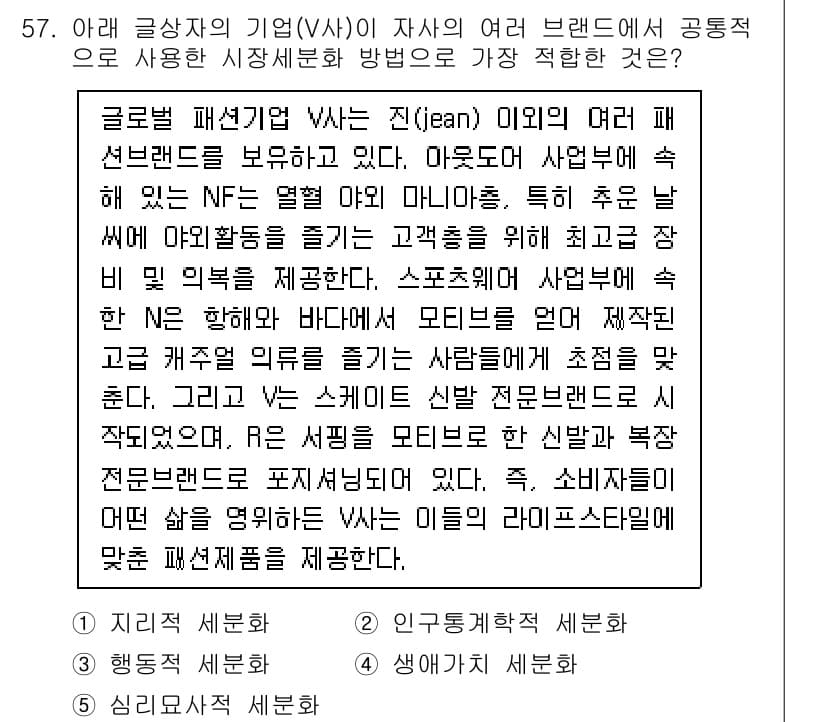 유통관리사_2급 2019년 57번 - 정답과 핵심 포인트를 검수 중인 기출문제