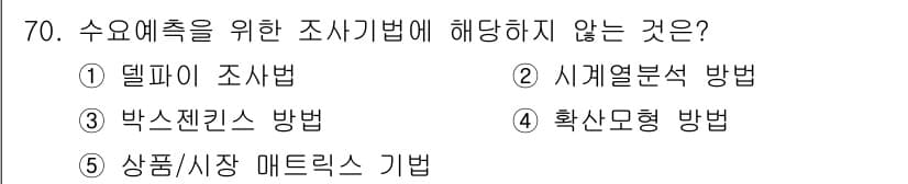 유통관리사_2급 2019년 70번 - 정답과 핵심 포인트를 검수 중인 기출문제