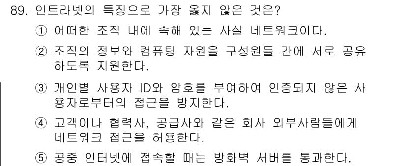 유통관리사_2급 2019년 89번 - 정답과 핵심 포인트를 검수 중인 기출문제