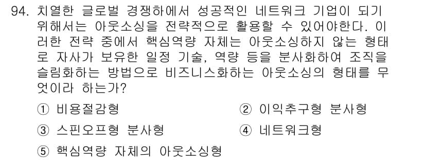 유통관리사_1급 2016년 94번 - 정답과 핵심 포인트를 검수 중인 기출문제