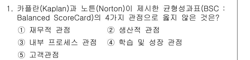 유통관리사_1급 2017년 1번 - 정답과 핵심 포인트를 검수 중인 기출문제