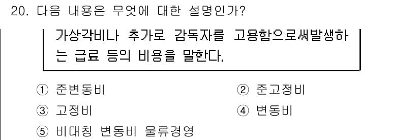 유통관리사_1급 2017년 20번 - 정답과 핵심 포인트를 검수 중인 기출문제