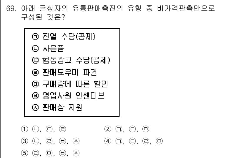 유통관리사_1급 2018년 69번 - 정답과 핵심 포인트를 검수 중인 기출문제