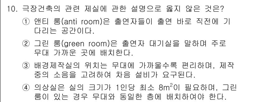 건축기사 2020년 10번 - 정답과 핵심 포인트를 검수 중인 기출문제