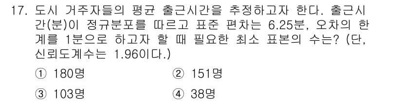 교통기사 2020년 17번 - 정답과 핵심 포인트를 검수 중인 기출문제