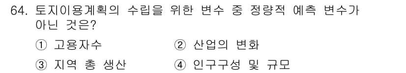 교통기사 2020년 64번 - 정답과 핵심 포인트를 검수 중인 기출문제