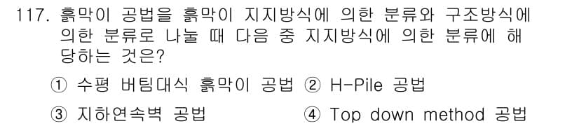 산업안전기사 2020년 117번 - 정답과 핵심 포인트를 검수 중인 기출문제