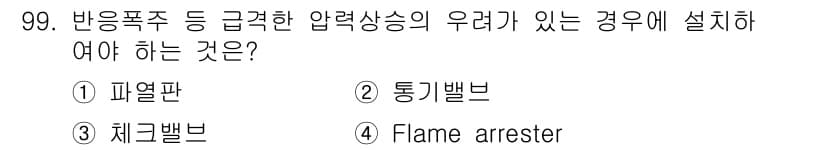 산업안전기사_필기 2020년 99번 - 정답과 핵심 포인트를 검수 중인 기출문제