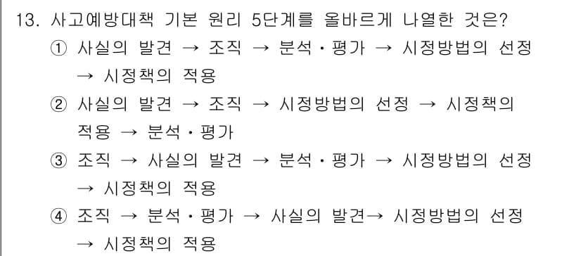 산업위생관리기사 2020년 13번 - 정답과 핵심 포인트를 검수 중인 기출문제