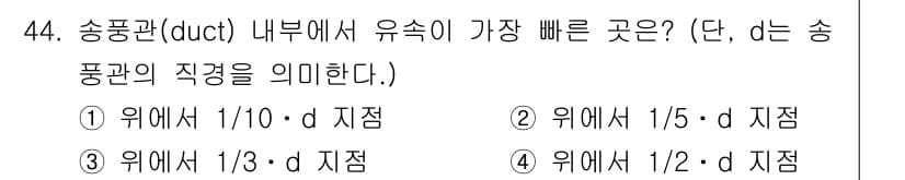 산업위생관리기사 2020년 45번 - 정답과 핵심 포인트를 검수 중인 기출문제