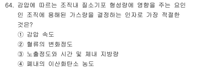 산업위생관리기사 2020년 65번 - 정답과 핵심 포인트를 검수 중인 기출문제