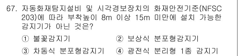 소방설비기사(전기분야) 2020년 68번 - 정답과 핵심 포인트를 검수 중인 기출문제