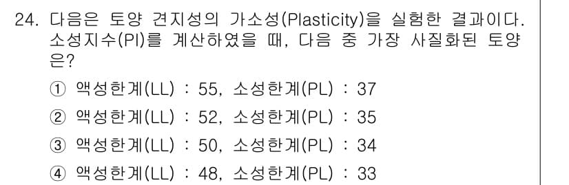 유기농업기사 2020년 24번 - 정답과 핵심 포인트를 검수 중인 기출문제