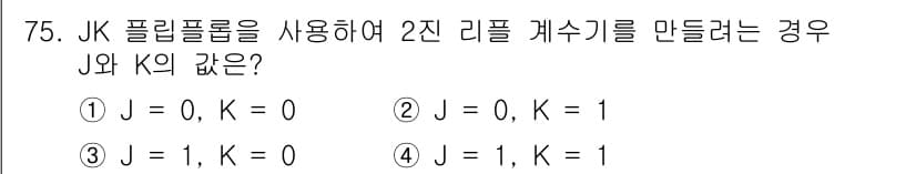 컴퓨터시스템기사(B형) 2020년 75번 - 정답과 핵심 포인트를 검수 중인 기출문제