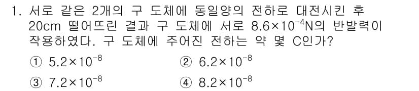 전자기사 2020년 1번 - 정답과 핵심 포인트를 검수 중인 기출문제