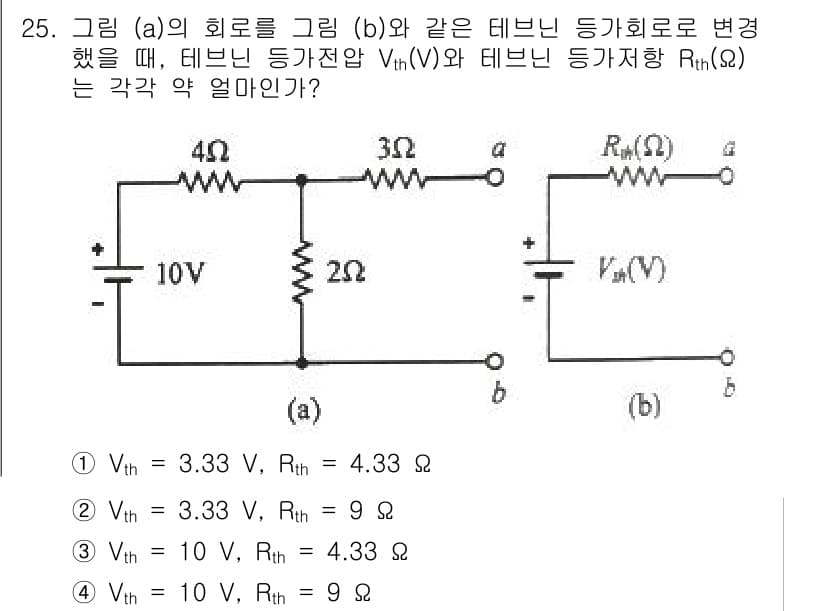 전자기사 2020년 25번 - 정답과 핵심 포인트를 검수 중인 기출문제